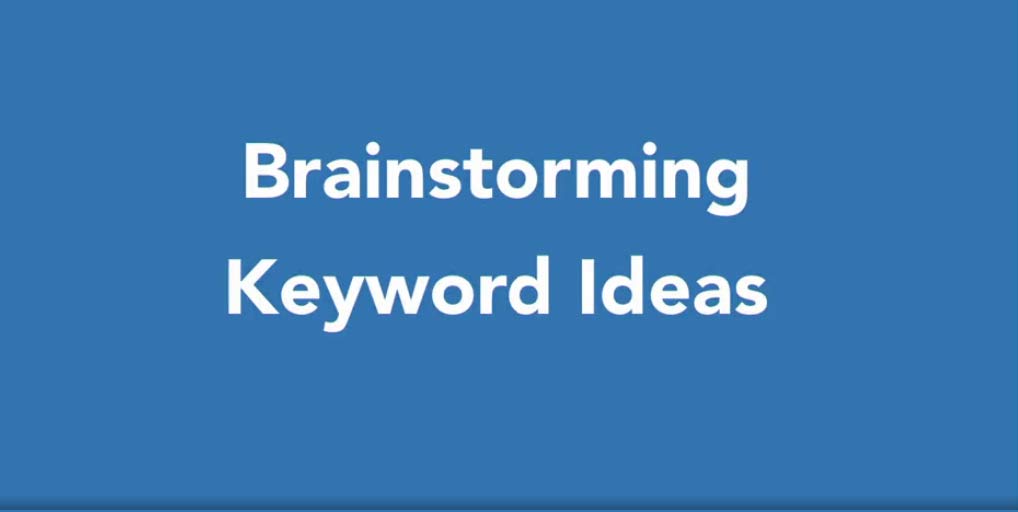Importance of brainstorming within Google Adwords, screenshot 1