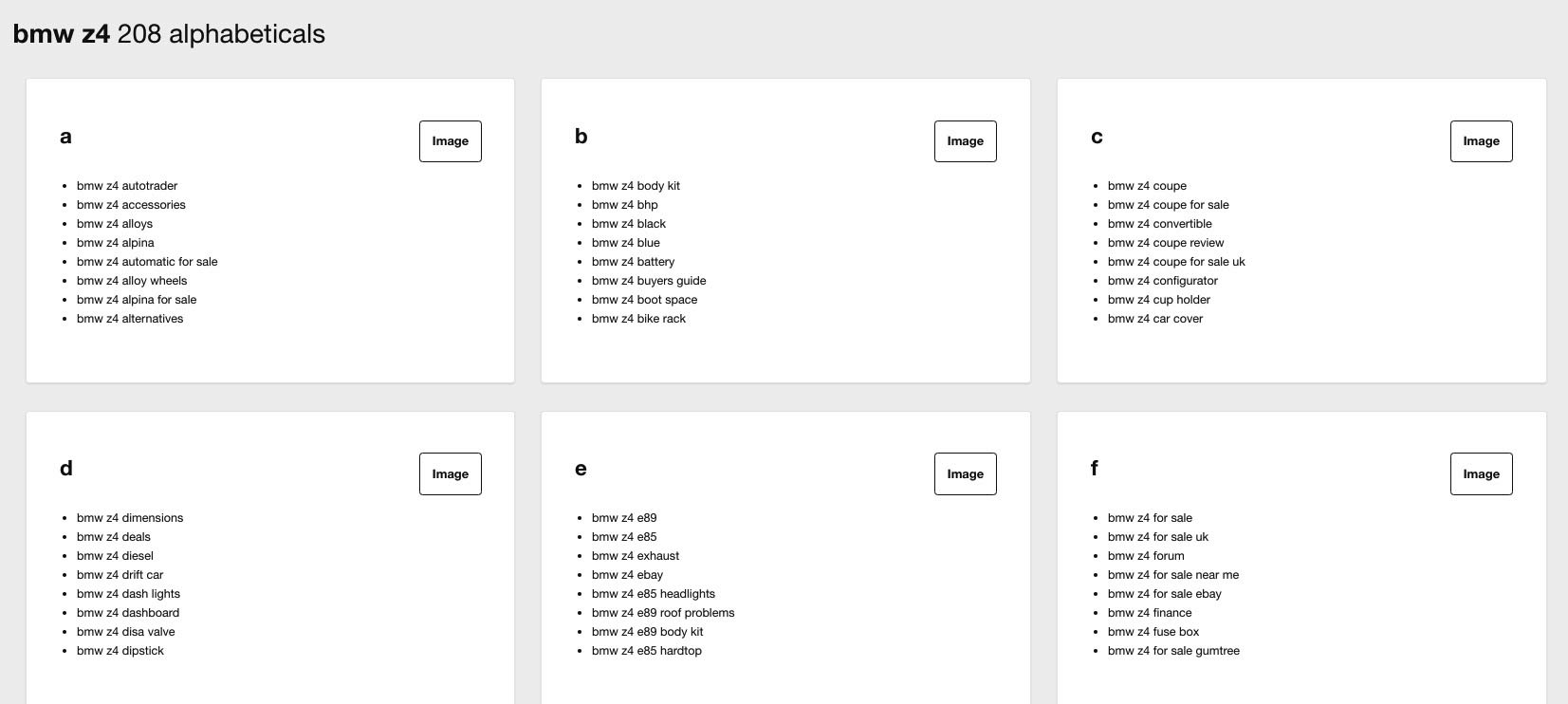 screenshot 3 of Tools to help with keyword ideas