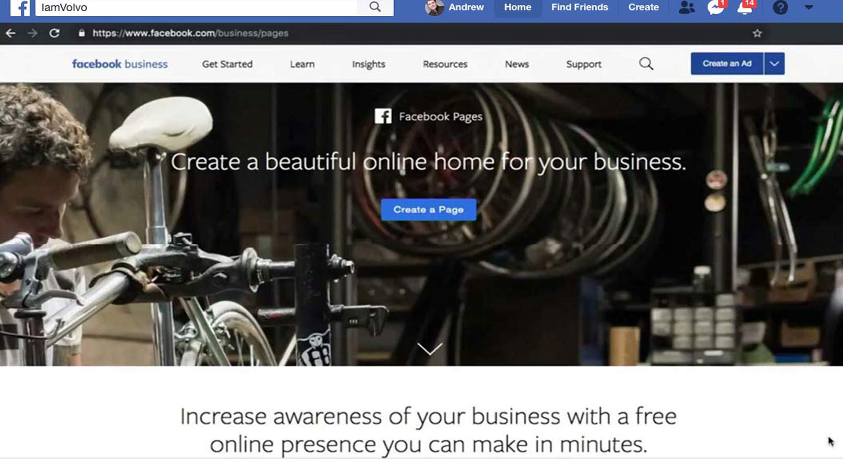 screenshot of Introduction to Facebook ads