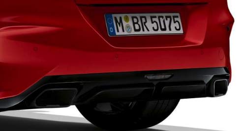 Image of exhaust tailpipes on Z4